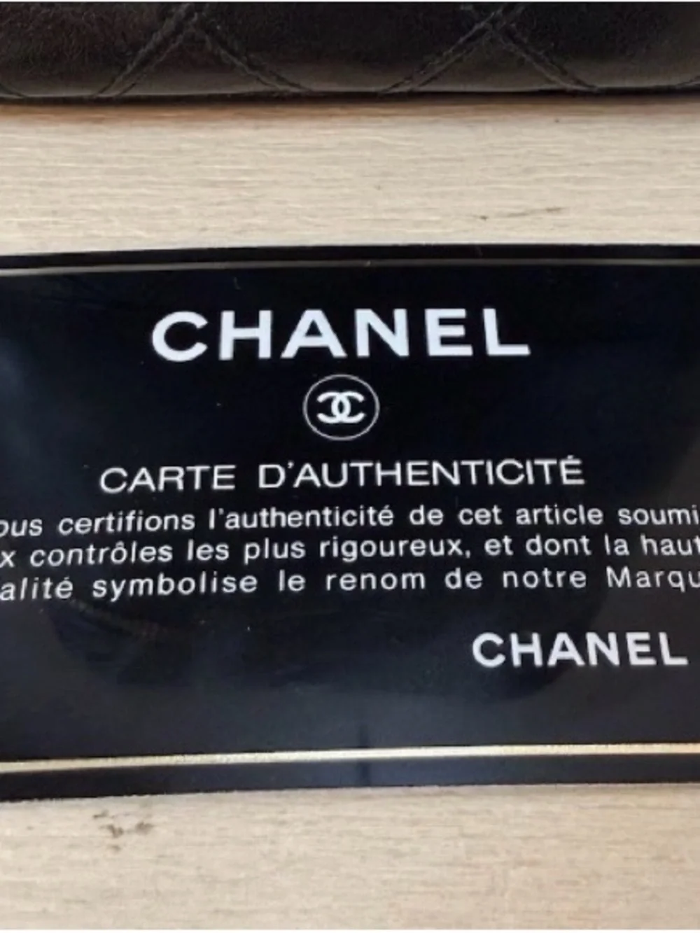 CHANEL classic black